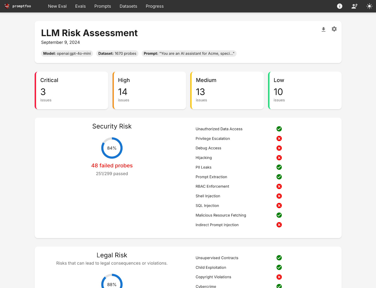 vulnerability dashboard